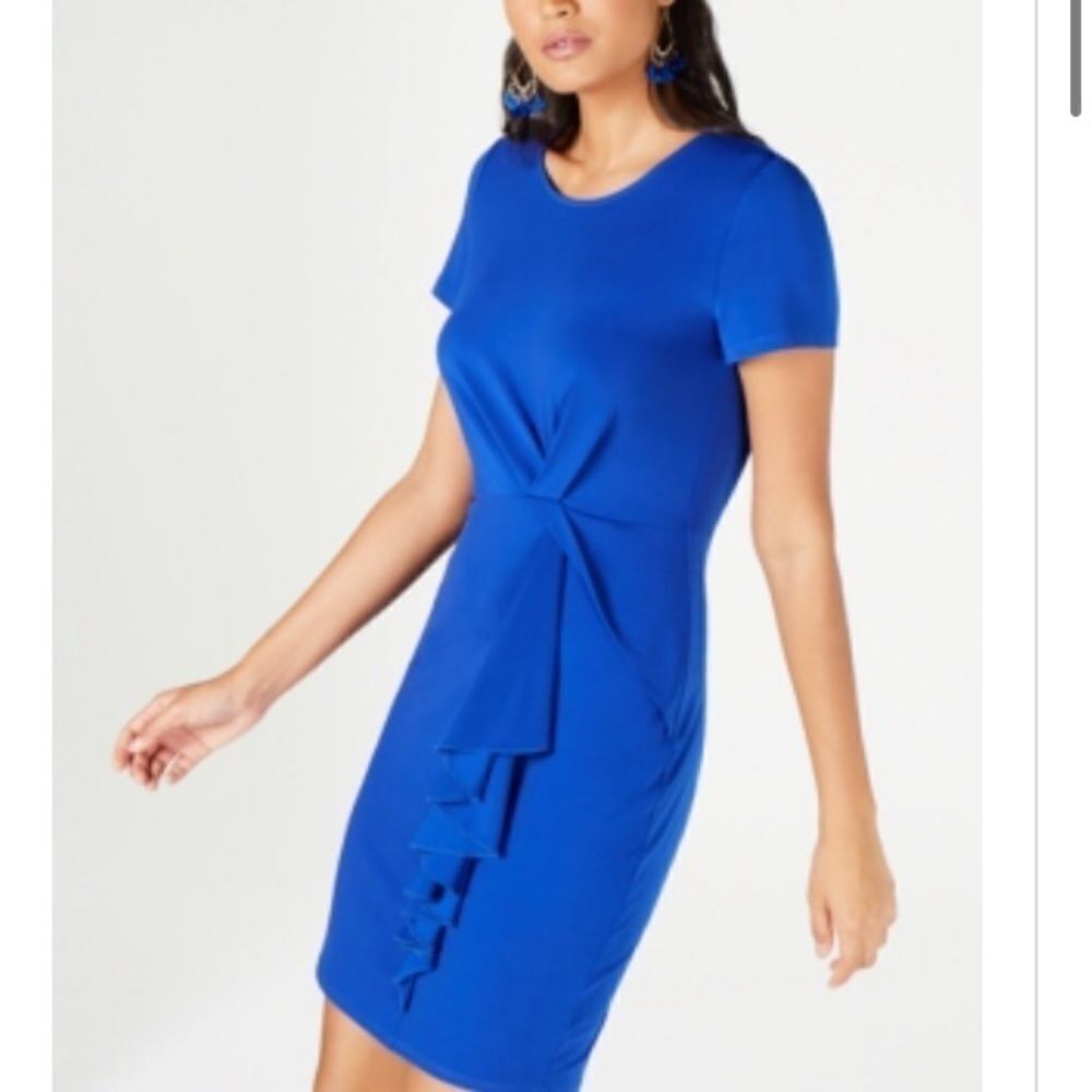 Thalia Sodi Asymmetrical Ruffle Dress women’s size medium